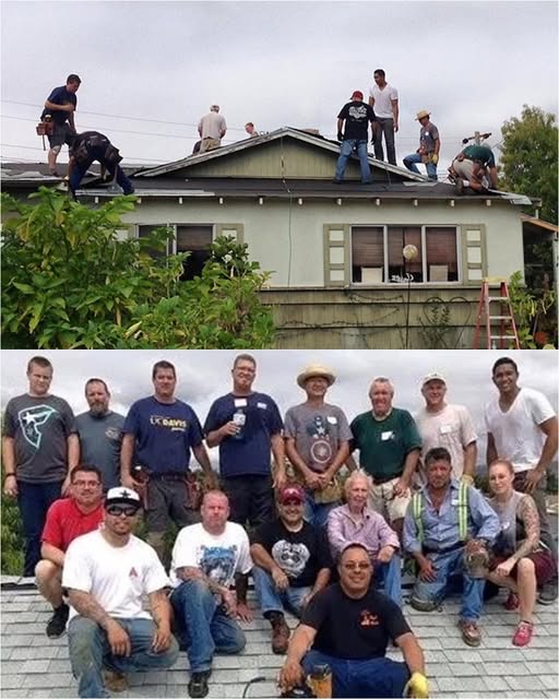 75-Year-Old Man Struggled for Months to Fix His Roof—Then Dozens of Strangers Showed Up to Help.