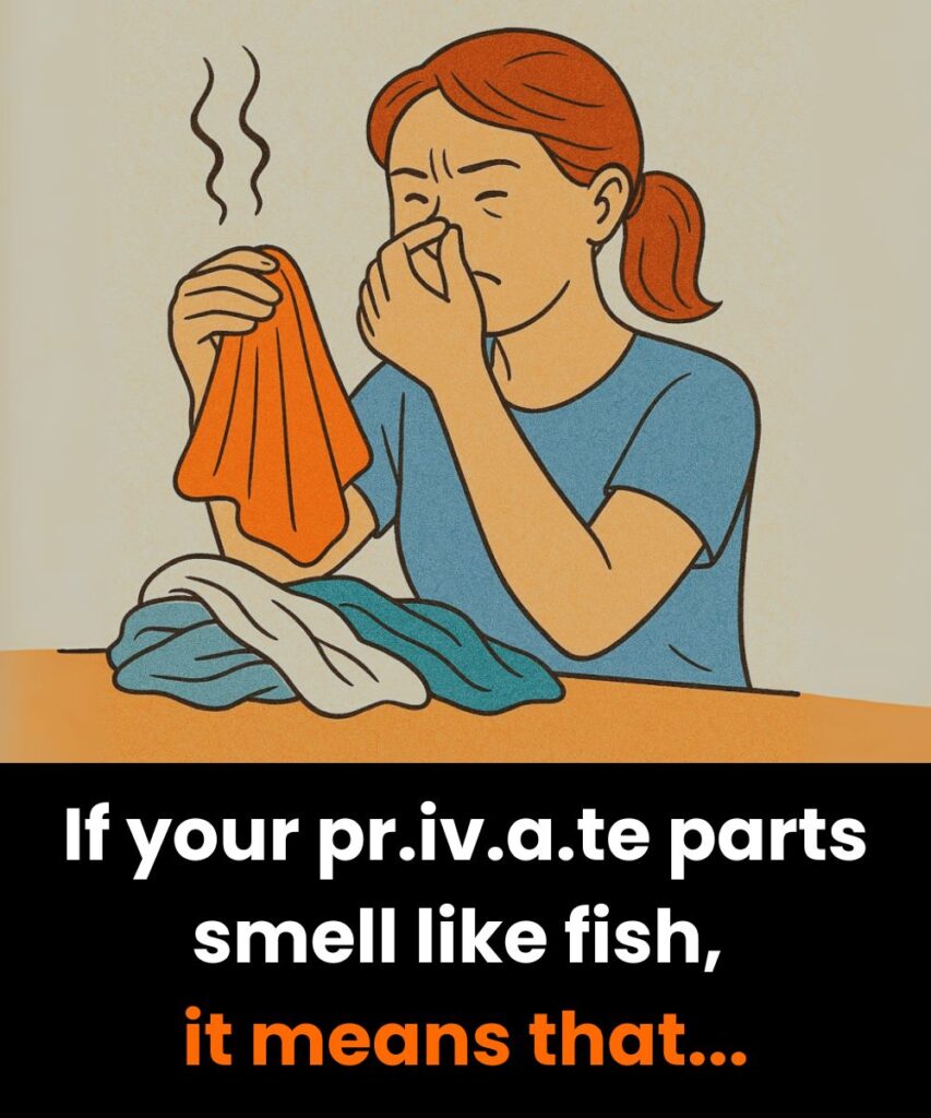 If your pri.vat.e parts smell like fish, it means that…