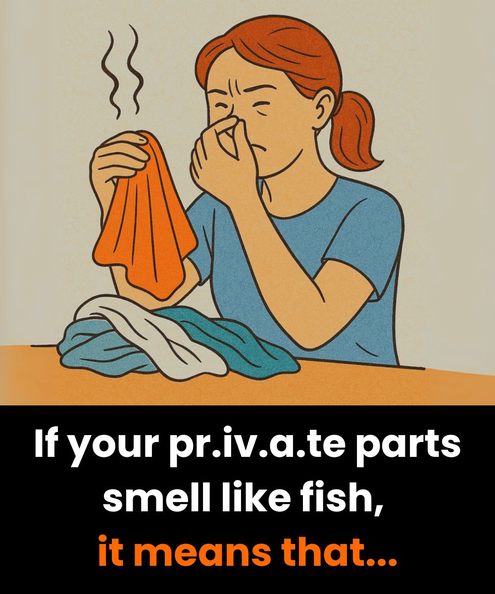 If your pri.vat.e parts smell like fish, it means that...