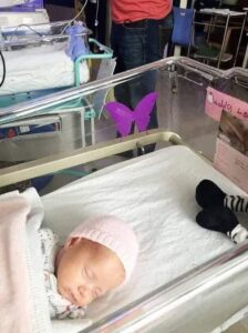 If You See A Purple Butterfly Sticker Near A Newborn, You Need To Know What It Means Check the comments