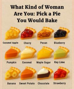 What Kind of Woman Are You? Pick a Pie and Find Out