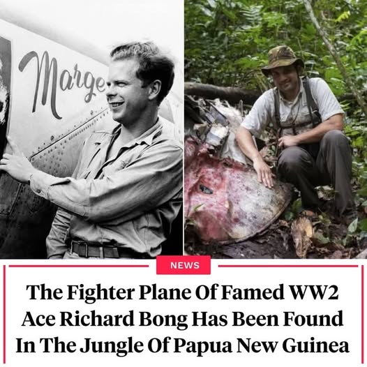 Explorers Discover The Wreckage Of World War 2 Ace Richard Bong’s Plane ‘Marge’ In A Papua New Guinea Jungle