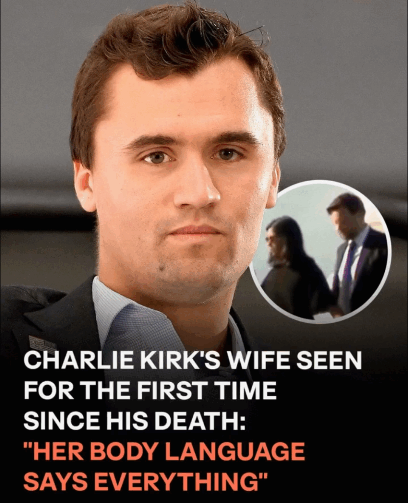 Erika, Charlie Kirk’s Wife, Seen Publicly for the First Time After Her Husband’s Tragic Loss