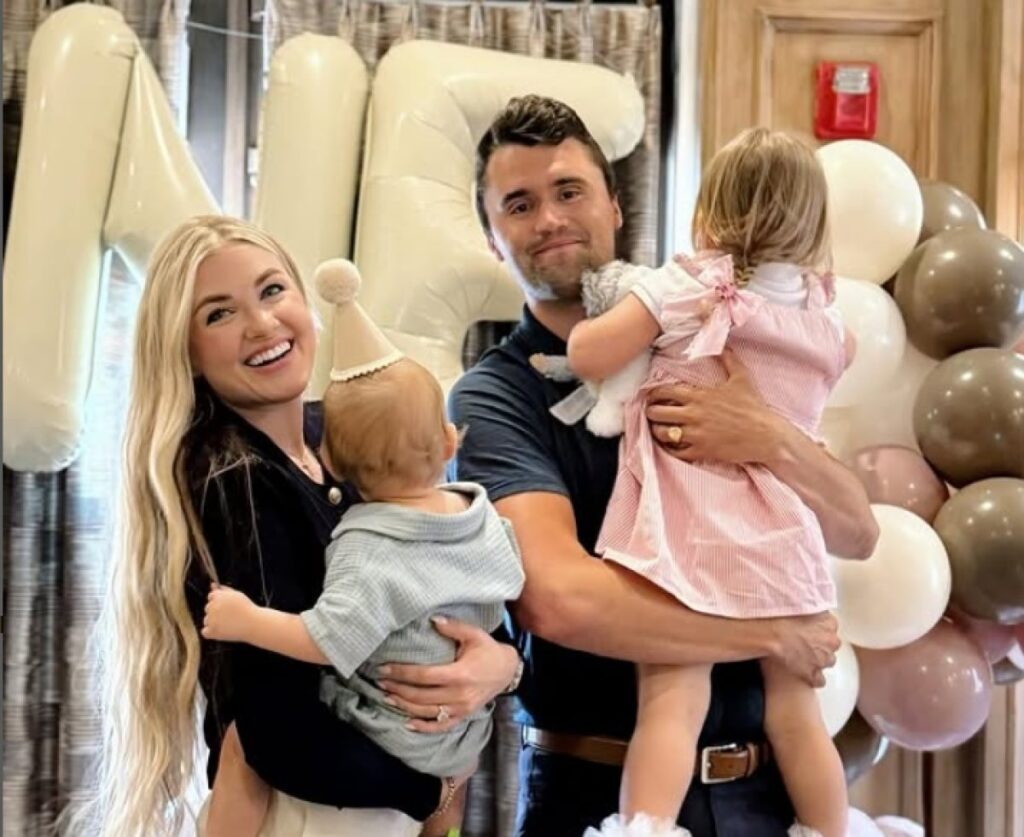 Heartbreaking Tragedy Strikes: Charlie Kirk’s Wife and Children Mourn as the One-Year-Old Senses His Death Before Anyone Knew