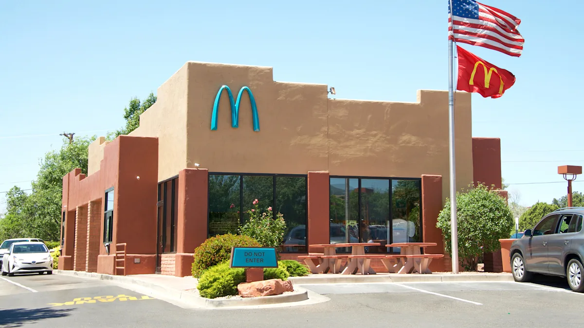 The Surprising Reason One McDonald’s Uses Turquoise Arches