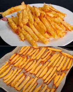 Crispy Baked Parmesan Potato Fries