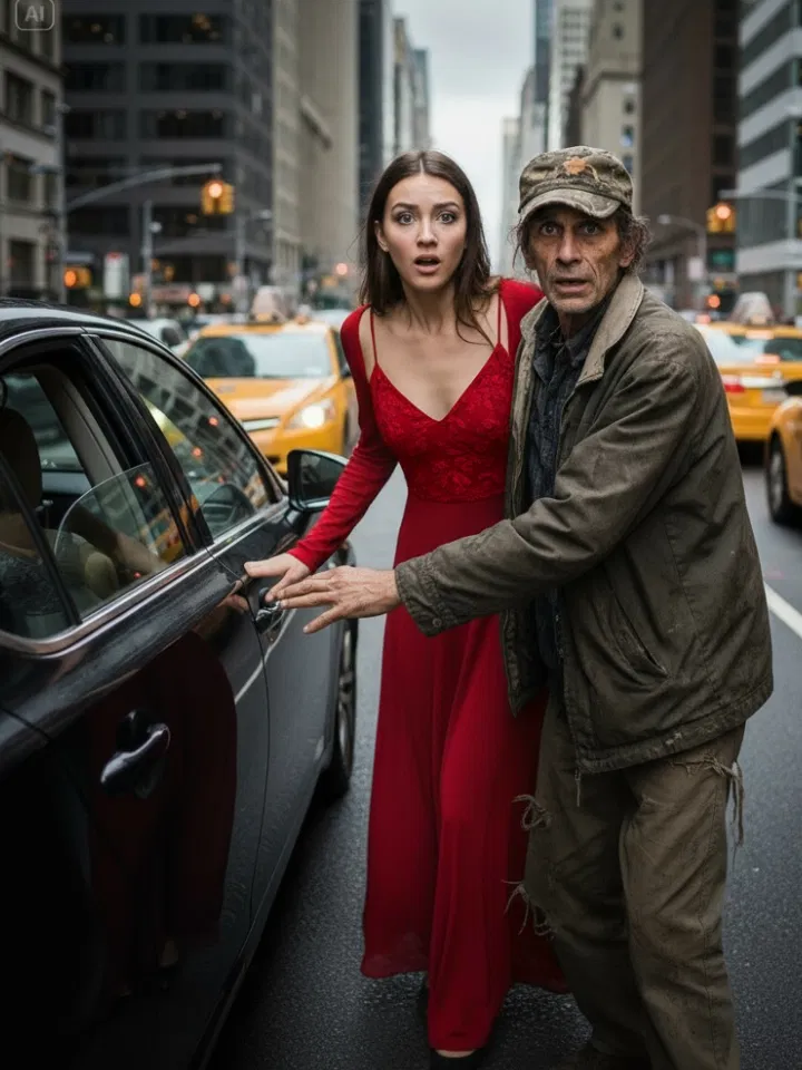 A homeless man ran up and yelled, “Don’t take that car!” — I didn’t listen. Minutes later, everyone at the will reading went pale when they saw who walked in behind me.