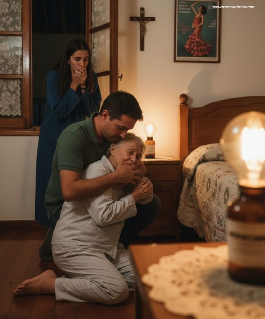 Married for a year, her husband slept in his mother’s room every night. One night, she peeked in… and discovered a sh0cking truth.