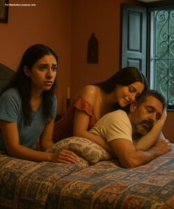 The wedding night: My sister-in-law insisted on sleeping between us… and what I discovered at 2 a.m. left me speechless.