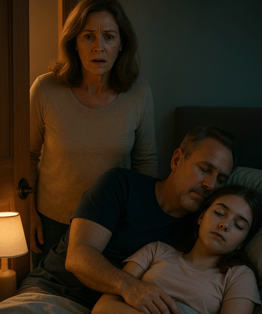 Every Night, My Husband Went to Sleep in Our Daughter’s Room — So I Set Up a Hidden Camera. What I Discovered in That Video Made My Hands Tremble and My Heart Stop for a Moment.