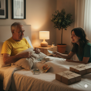 My father-in-law had no pension. I cared for him with all my heart for 12 years. With his last breath, he handed me a torn pillow and said, “For Maria.” When I opened it, I cried nonstop…