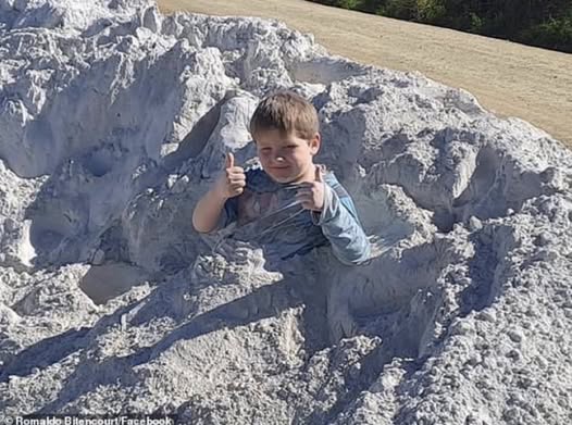 Heartbroken family posts photo of smiling boy, who leapt into toxic powder unaware it was deadly