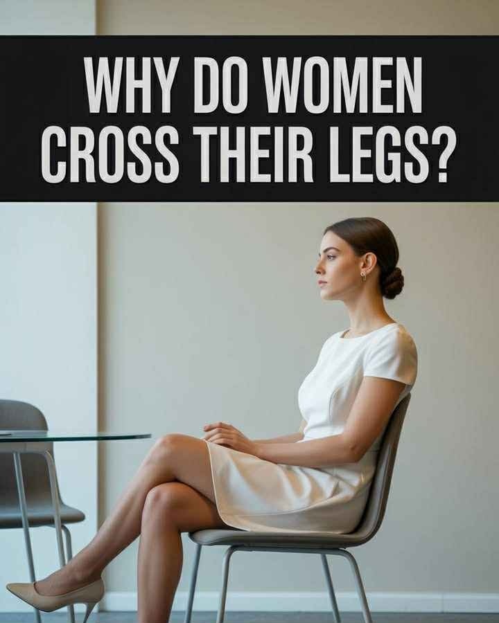 The Psychology Behind Why Women Often Cross Their Legs While Sitting