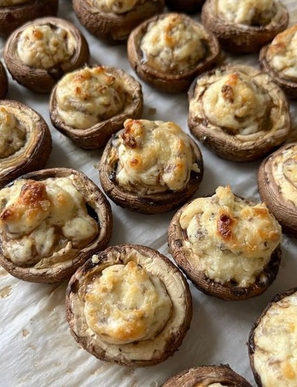 Cream Cheese Stuffed Mushrooms