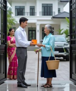 A 70-year-old mother went to her son for help with her medical bills. He gave her a packet of noodles and sent her away. But when she opened it at home, what she found left her speechless…