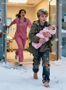 A Bruised 7-Year-Old Boy Walked Into the ER Carrying His Baby Sister—What He Said Broke Hearts…