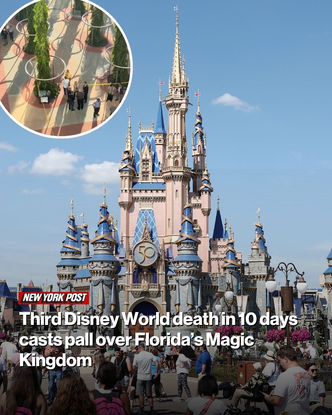US News Third Disney World death in 10 days casts pall over Florida’s Magic Kingdom
