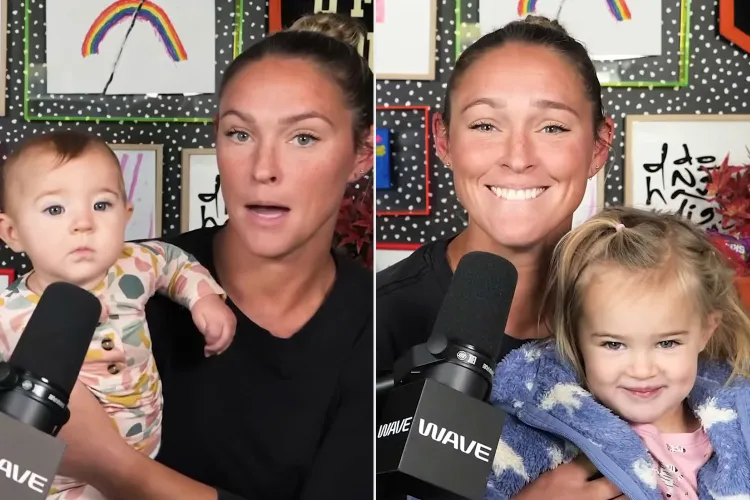 Kylie Kelce Shares First Look at Daughter Finn Since She Was a Newborn as 6-Month-Old Makes Adorable Podcast Cameo