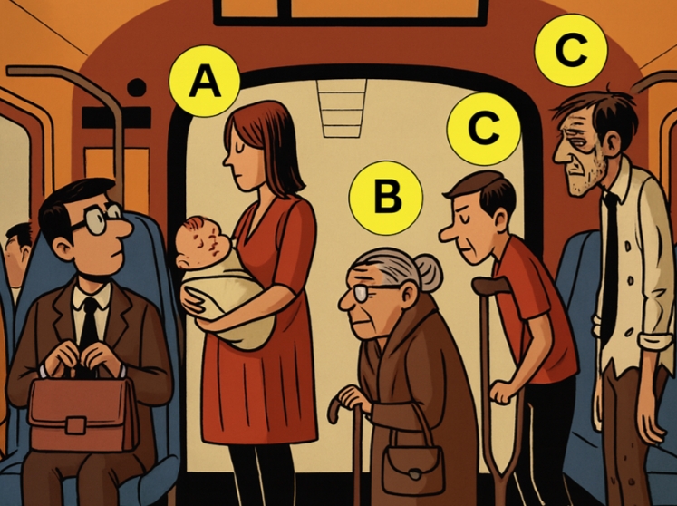 Who Would You Give Your Seat To? 8 Personality Riddles That Reveal Your True Nature