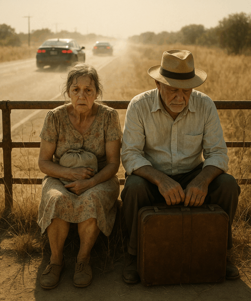 “‘Let’s See If They Can Survive Without Us,’ They Laughed and Left Their Parents by the Road Because They Thought the Old Couple Had Nothing Left — But What the Old Man Was Hiding Was a Million-Dollar Inheritance That Would Change Everything.