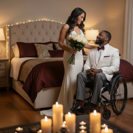At 40, I agreed to marry a man with a disabled leg. There was no love between us. During our wedding night, I trembled as I lifted the blanket and discovered a sh0cking truth.