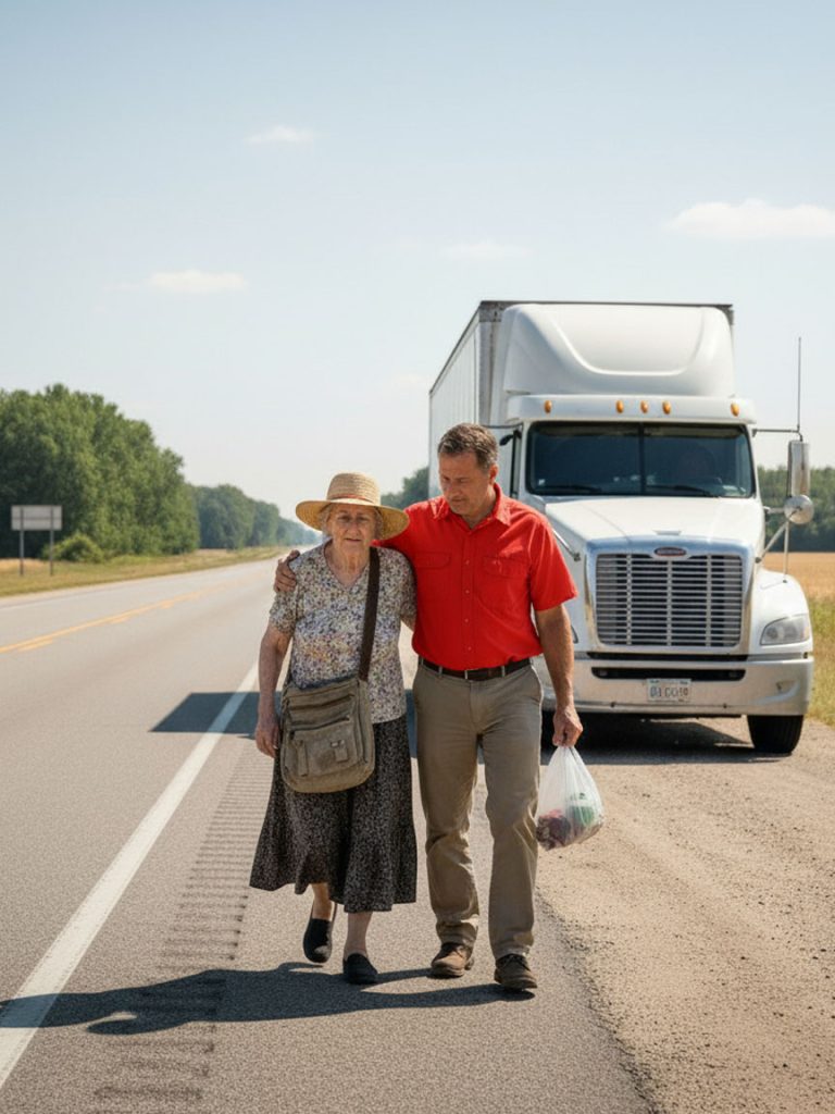 Pitying the old lady walking in the hot sun, the kind driver gave her a ride, but 10 minutes later, the most terrible thing happened