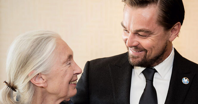 Leonardo DiCaprio reveals his last words to Jane Goodall