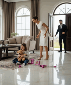 Wealthy Father Returns Unexpectedly on a Quiet Afternoon — and Discovers the Sh0cking Truth About How a Stepmother Treats Her Little Daughter When No One Is Looking