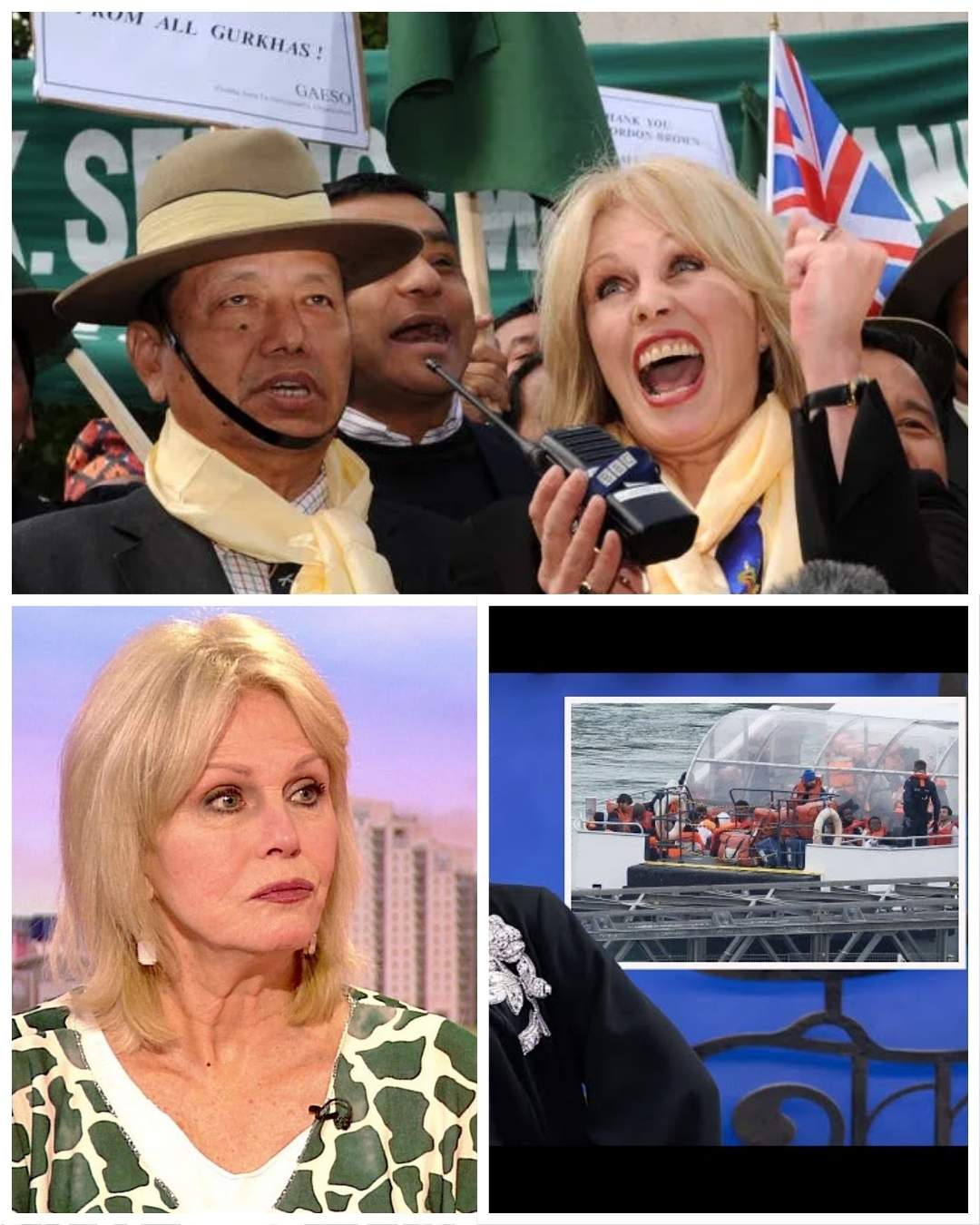 ‘I WON’T APOLOGIZE FOR SPEAKING THE TRUTH!’ — Joanna Lumley’s Fiery Words On Migration Leave Britain STUNNED And DIVIDED Like Never Before 😱🔥 In A Shocking Live Interview, The Beloved National Treasure Tore Through Political Correctness With Raw Emotion, Declaring That “Britain Has Lost Its Balance — Compassion Without Order Isn’t Compassion At All.” Her Voice Trembled, Not With Fear, But Conviction, As She Defended Her Stand Amid Gasps From The Studio Audience. Within Hours, Social Media ERUPTED — Thousands Calling Her Brave, Thousands More Branding Her Heartless. What Began As A Conversation Has Now Become A Cultural Earthquake. Lumley’s Words Have Sparked Tears, Anger, And Admiration Across The Nation — And There’s No Going Back. Britain Is On Fire Tonight… And Joanna Lumley Just Lit The Match