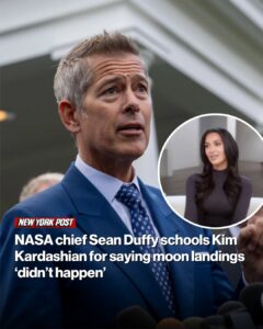 NASA chief Sean Duffy schools Kim Kardashian for saying moon landings ‘didn’t happen’