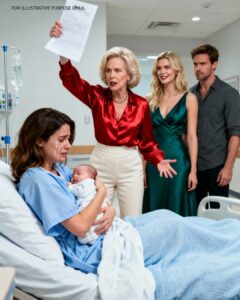 Right After Giving Birth, Her In-Laws and Her Husband’s Secret Lover Served Her Divorce Papers — Thinking She Was a Poor Nobody, Not Knowing She Was a Hidden Billionaire