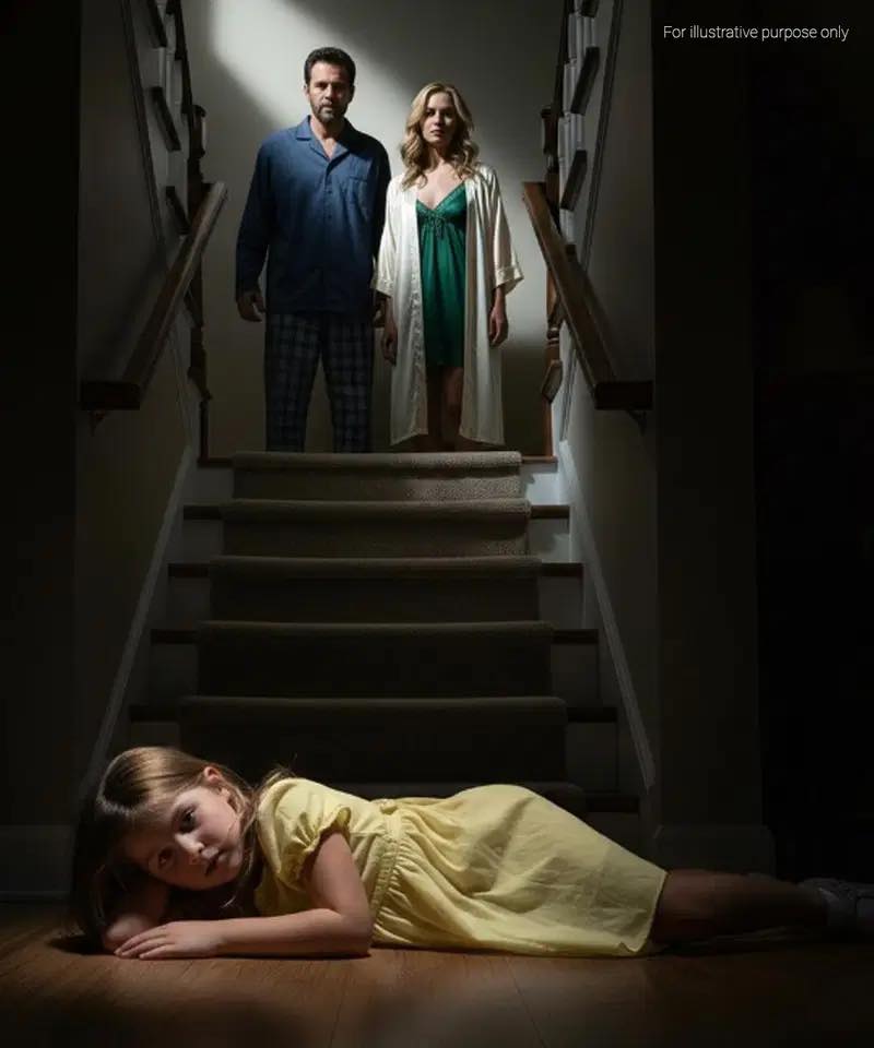 The call came from the hospital: my 7-year-old daughter had been rushed to the ER. I rushed there, heart pounding, and found her barely conscious. “Mom, I’m sorry… Dad was with Aunt Serena in your bed. When they saw me, he threw me down the stairs. They’re still there, drinking whiskey…”