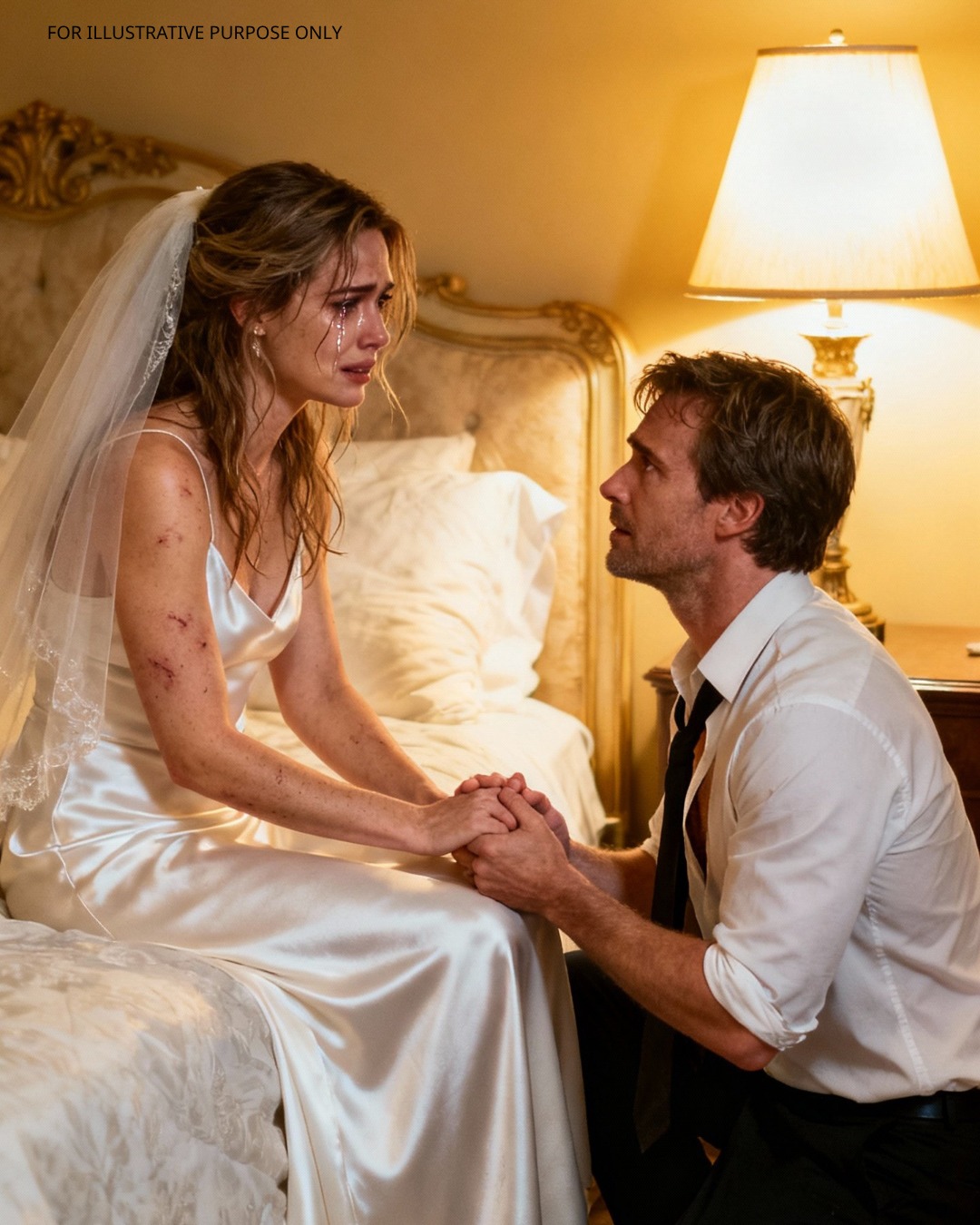 On Our Wedding Night, My Wife Refused to Be Close to Me — When I Finally Lifted the Blanket, What I Saw Made Me Fall to My Knees, Asking for Her Forgiveness