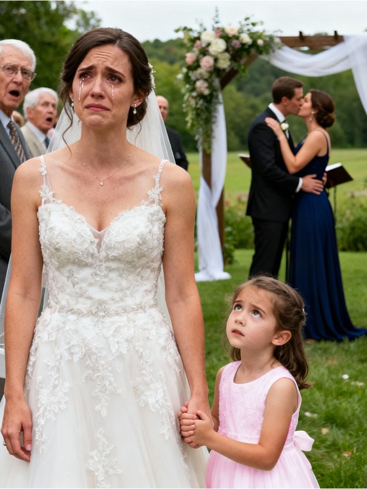 Just minutes before walking down the aisle, my niece Lily barged into the room, crying so hard she could barely breathe. “You can’t marry him, Auntie!” she sobbed. I felt my chest tighten. “Tell me why.” She only said, “Come. Now.” And the moment I looked outside, my world stopped…