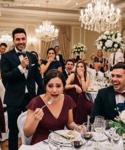 On my son’s wedding day, I was the very last person served—and they gave me a plate of cold leftovers. He chuckled and told his new wife, “She’s used to taking whatever life scraps together.” The guests laughed along. No one noticed when I slipped away. But the next morning, his hands shook as he read the email I sent.