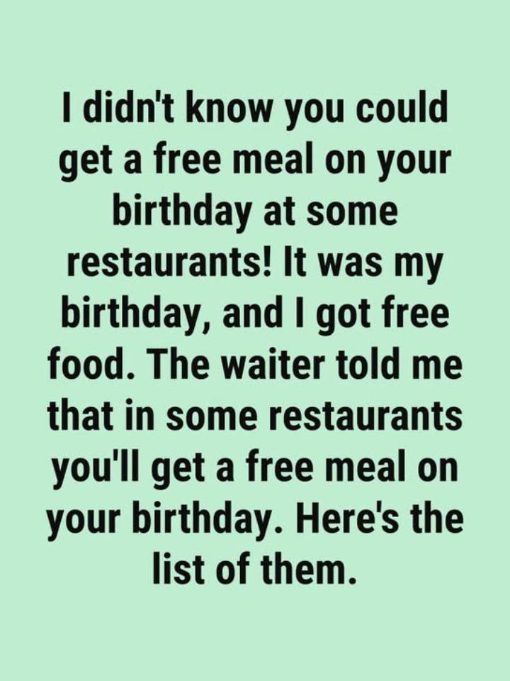 These Restaurants Offer Free Food Just for Being Born — Birthday Perks You Need to Know!