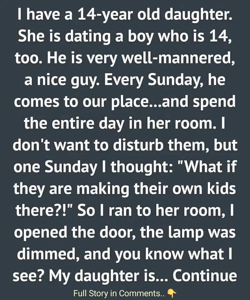 I opened my teenage daughter’s door — and stopped in sh0ck at what she was doing