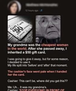 She Was the Cheapest Woman Alive—Until I Learned the Truth Behind Her Gift Card