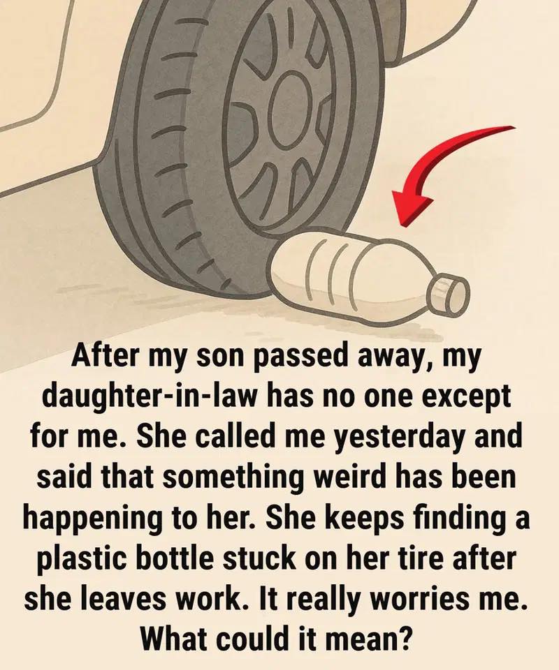Why Noticing a Plastic Bottle Near Your Tire Matters