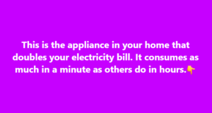 The Shocking Truth About the Hidden Appliance in Your Home That Quietly Doubles Your Electricity Bill, Consuming in Just a Single Minute the Same Amount of Power That Other Common Devices Take Hours to Use—And Why It’s Costing You Far More Than You Realize