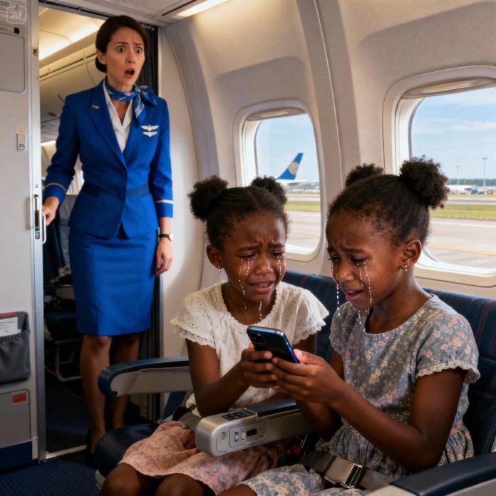 Two Black twin girls were removed from a plane by the staff until their father, the CEO, was called to cancel the flight, causing…diuna
