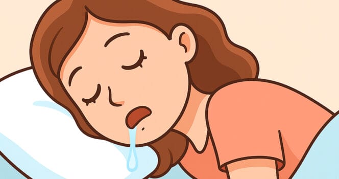 Do you drool when you sleep? Then you should read this