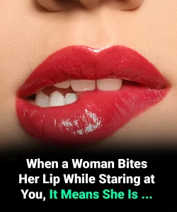 When a Woman Bites Her Lip While Looking at You — What She’s Really Communicating