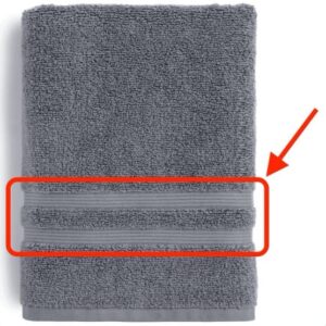 The real purpose of those mysterious lines on towels