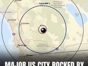 Powerful earthquake strikes San Diego – Locals recount scenes of utter chaos.