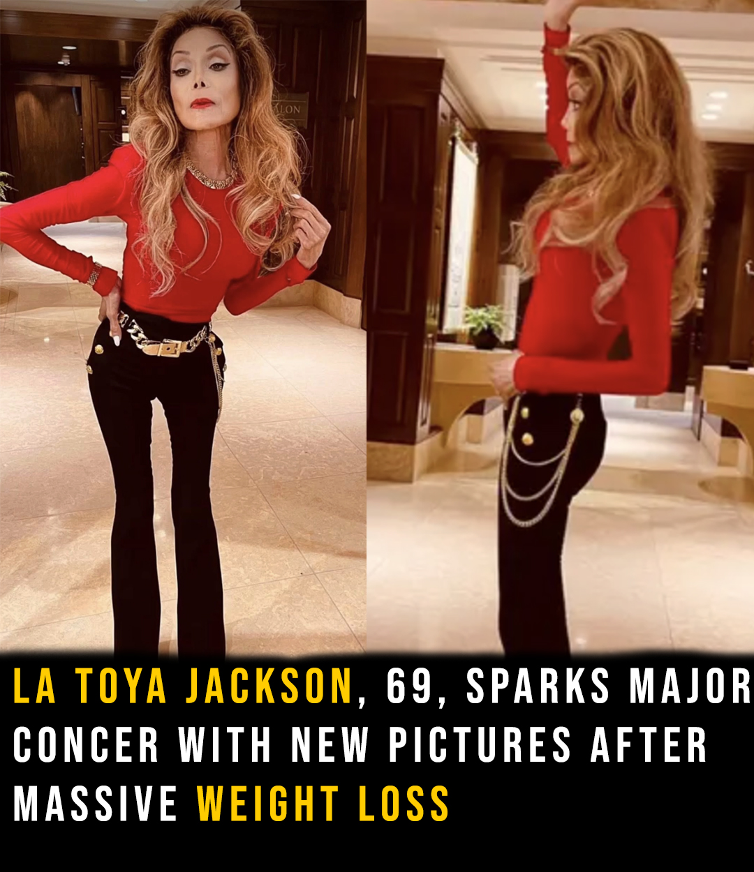 She has debuted a new look, it seems...