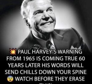 Paul Harvey Warned Us in 1965, His Words Are Hauntingly True Today!