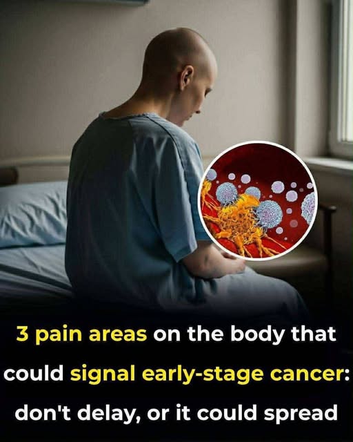 3 pain areas on your body that might be early cancer warning signs