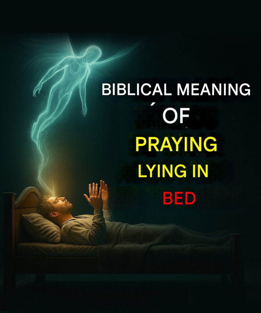 Are you embarrassed to pray while lying in bed? Find out what the Bible says about it