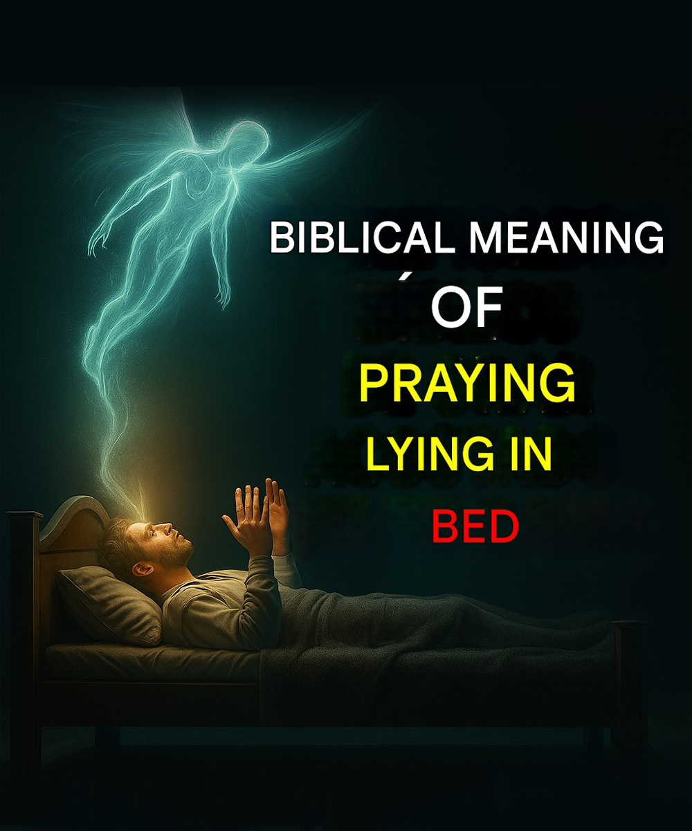 Are you embarrassed to pray while lying in bed? Find out what the Bible says about it